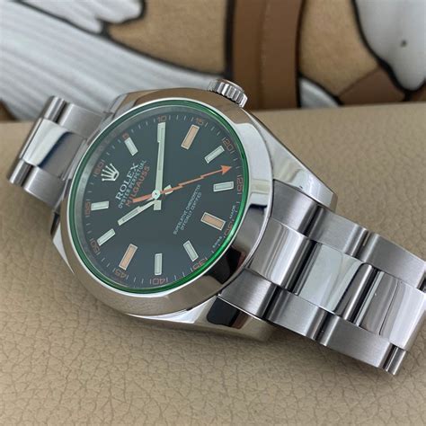 rolex milgauss con vetro verde|Rolex Milgauss Black Dial Green Glass vetro verde Full Set 2022.